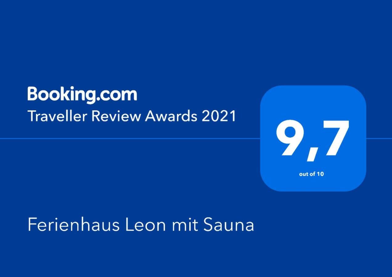 Ferienhaus Leon Mit Sauna Rehburg-Loccum Esterno foto